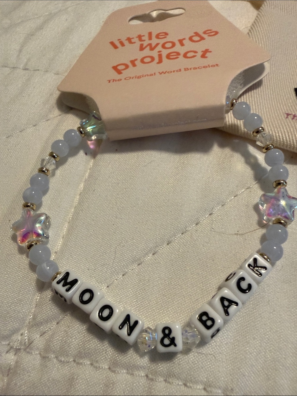 Little Words Project S/M bracelet … Moon & Back - Picture 2 of 5